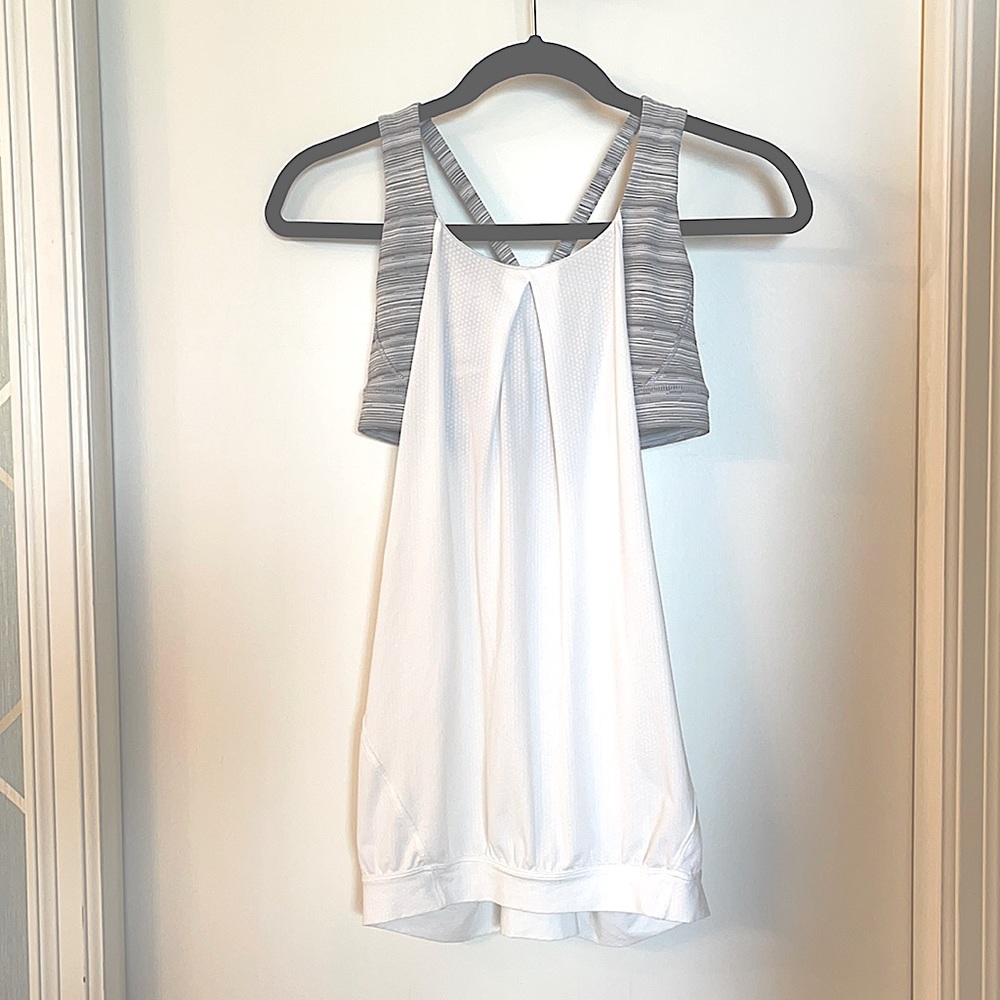Lulu tank with sport bra